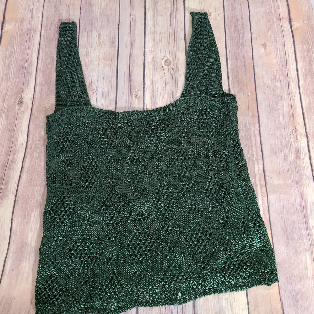 NWT ZARA knit soft open top sz M - Picture 3 of 9